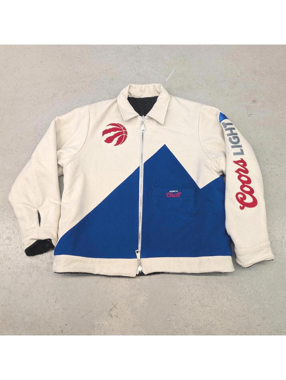 Rare Toronto Raptors x Mr. Saturday x Coors Light Jacket